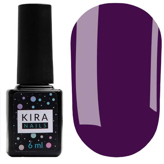 Гель-лак Kira Nails №149 (темно-фіолетовий, емаль), 6 мл