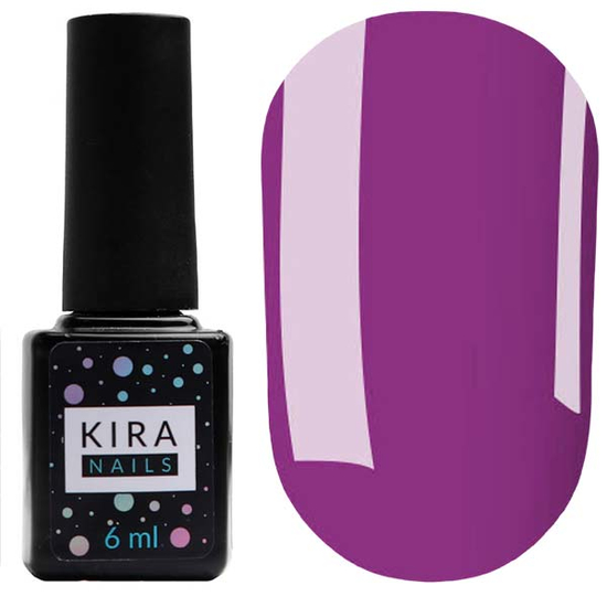 Гель-лак Kira Nails №151 (баклажанный, эмаль), 6 мл