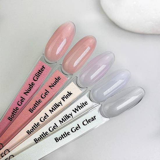 Komilfo Bottle Gel Clear з пензликом, 15 мл, Колір: Clear3