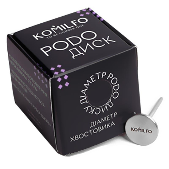 Komilfo Podo диск для педикюра, 25 мм, Вид: Диск-снова, Диаметр: 25 мм, Абразивность: -2
