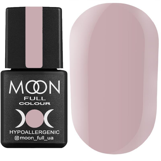 Гель-лак MOON FULL color Gel polish №104 (холодний блідо-рожевий, емаль), 8 мл