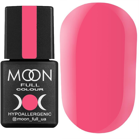 Гель-лак MOON FULL color Gel polish №120 (натуральний рожевий, емаль), 8 мл