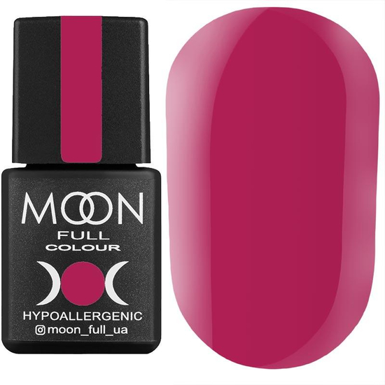 Гель-лак MOON FULL color Gel polish №132 (розовая гвоздика, эмаль), 8 мл