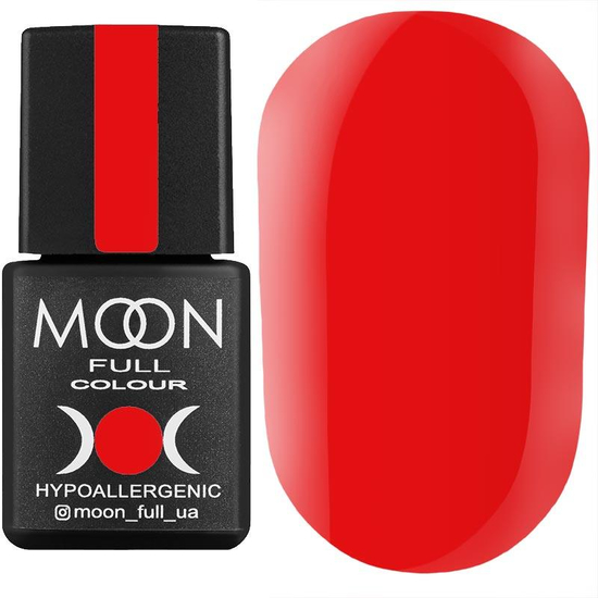 Гель-лак MOON FULL color Gel polish №133 (красный перец, эмаль), 8 мл