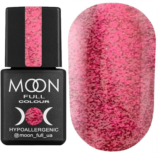 Гель-лак MOON FULL color Gel polish №310 (бордово-рожевий шіммерний), 8 мл