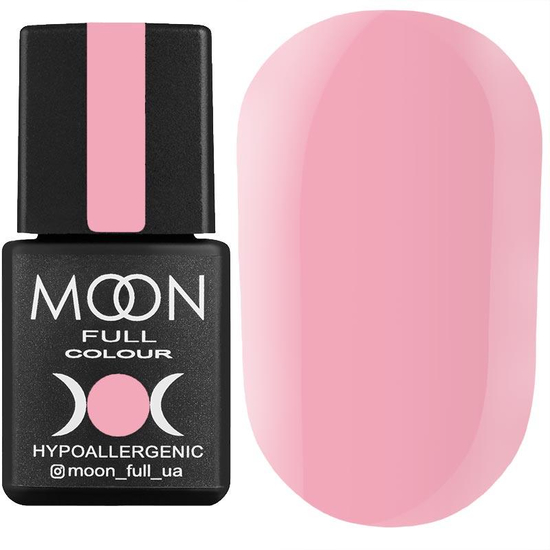 Гель-лак MOON FULL color Gel polish №605 (нежно-розовый, эмаль), 8 мл