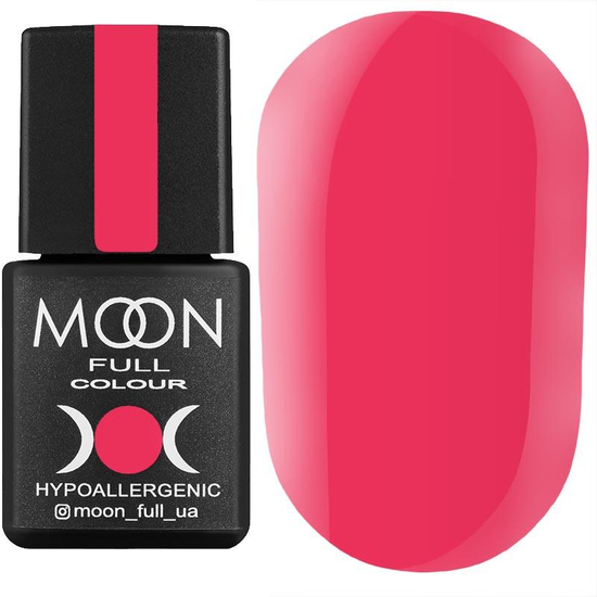 Гель-лак MOON FULL Neon color Gel polish №709 (розовый насыщенный, неон), 8 мл