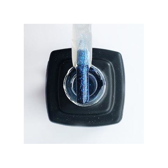 MOON FULL Top Glitter №4 Blue (прозорий з синім мікроблеском), 8 мл2