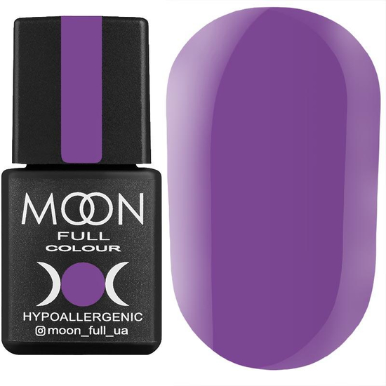 Гель-лак MOON FULL color Gel polish №160 (світла лаванда, емаль), 8 мл