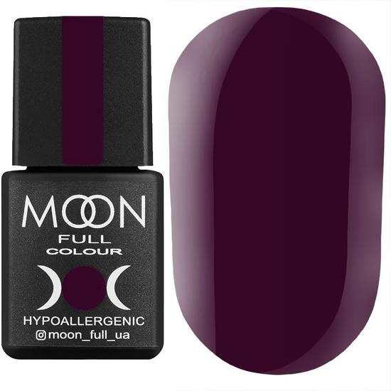 Гель-лак MOON FULL color Gel polish №167 (сливовый, эмаль), 8 мл