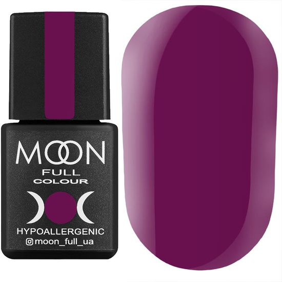 Гель-лак MOON FULL color Gel polish №170 (свекольный светлый, эмаль), 8 мл