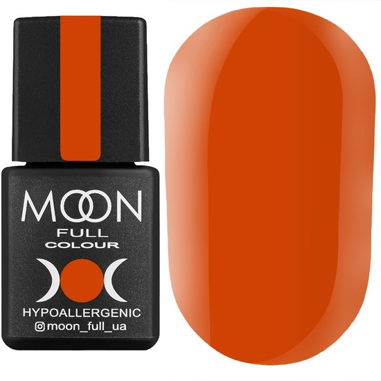 Гель-лак MOON FULL color Gel polish №206 (тициановый, эмаль), 8 мл