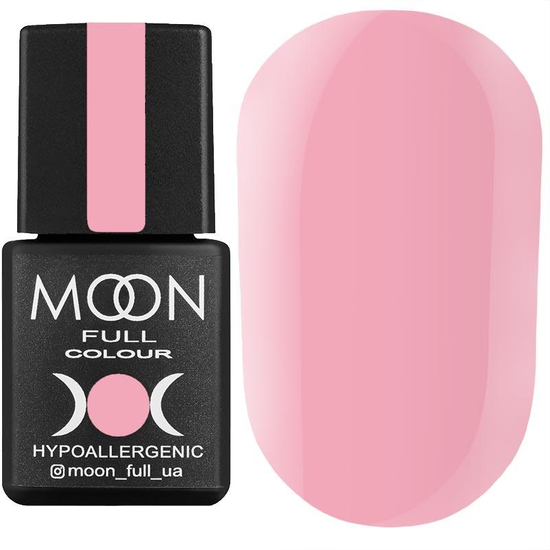 Гель-лак MOON FULL color Gel polish №605 (ніжно-рожевий, емаль), 8 мл