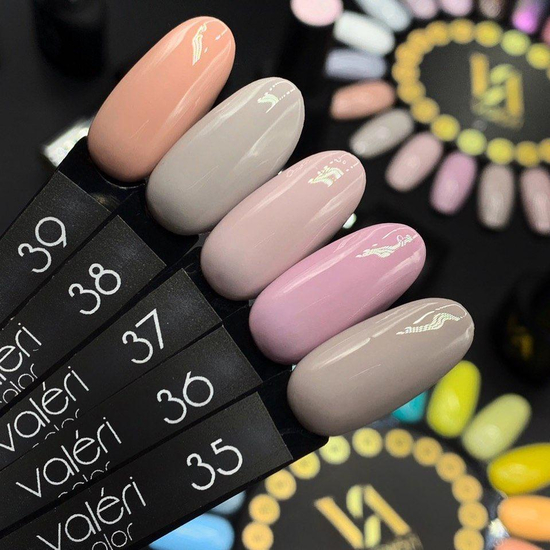 Гель-лак Valeri №035 (сірий, емаль), 6 мл2