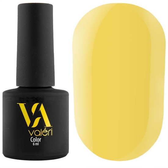 Гель-лак Valeri №051 (зеленувато-жовтий, емаль), 6 мл