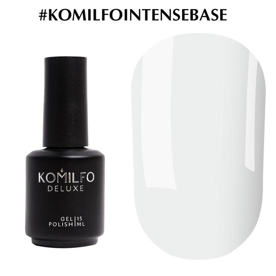 Komilfo Milky White Intense Base (інтенсивно біла), 15 мл, Об`єм: 15 мл