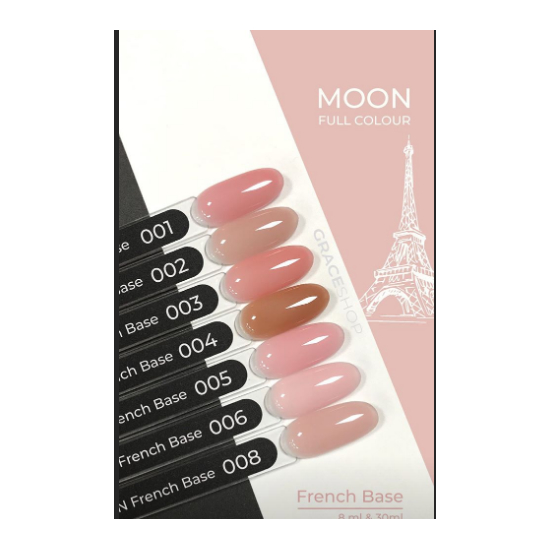 MOON FULL French Base №007 (слонова кістка, емаль), 8 мл, Колір: 0073