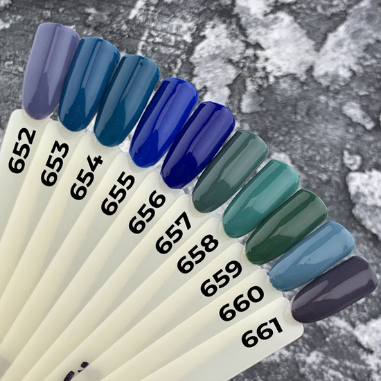 Гель-лак MOON FULL Autum - Winter №659 (Зеленый хвойный), 8 мл3