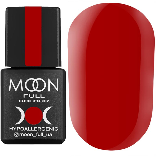 Гель-лак MOON FULL Ferrari №807 (красно-малиновый, эмаль), 8 мл