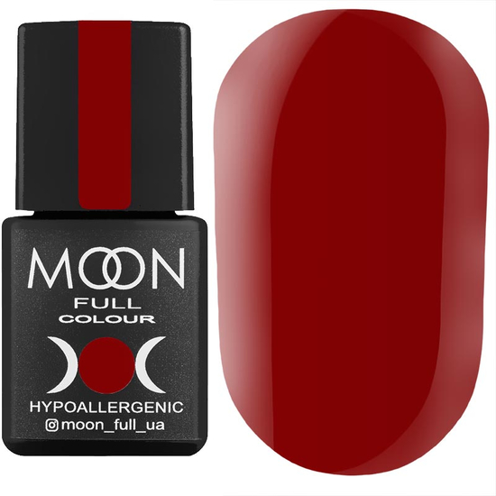 Гель-лак MOON FULL Ferrari №810 (темно-красный, эмаль), 8 мл