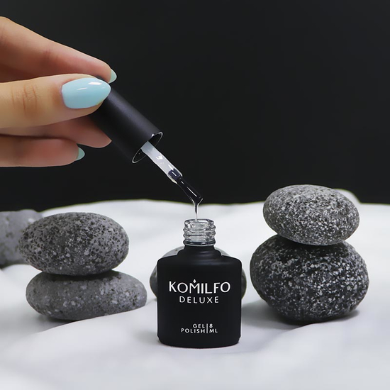 Komilfo No Wipe Rubber Top каучуковий топ БЕЗ липкого шару, 8 мл, Об`єм: 8 мл2