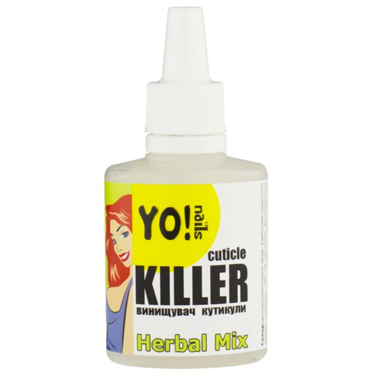 Средство для удаления кутикулы YO!Nails Cuticle Killer Herbal Mix, 30 мл, Аромат: Herbal Mix