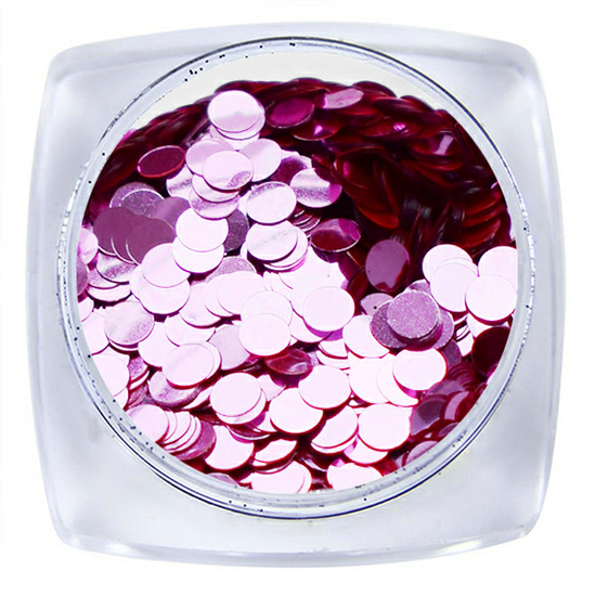Komilfo диско дизайн №005, рожеві, 2 мм, (1 г), Колір: 005