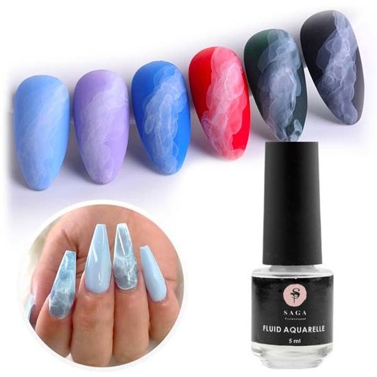 Акварельные капли SAGA белые, 5 мл