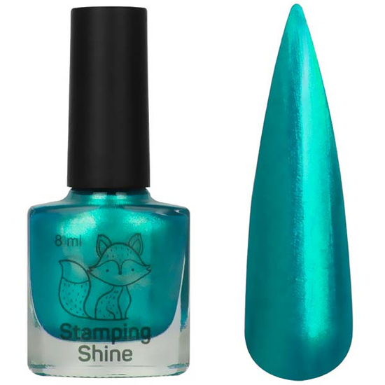 Лак для стемпінга SAGA хром №6, 8 мл, Колір: 6