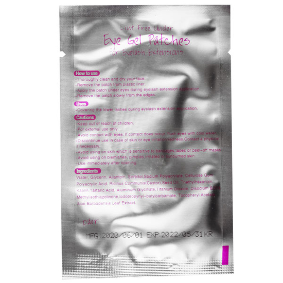 Гідрогелеві патчі FACE під очі для ламінування та нарощування вій2