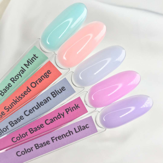 Komilfo Color Base French Lilac (ніжно-ліловий, напівпрозорий), 8 мл, Колір: French Lilac2