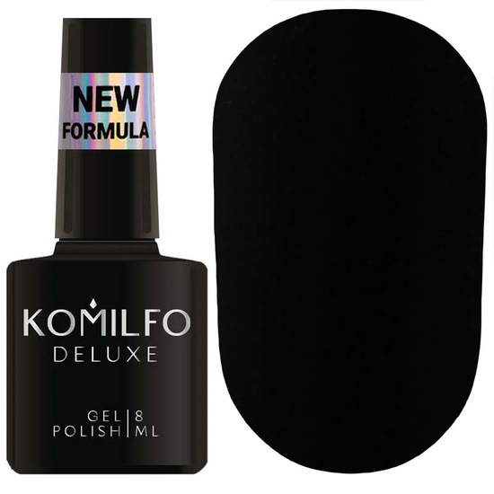 Komilfo No Wipe Matte Top NEW FORMULA - матовий топ для гель-лаку без липкого шару, 8 мл, Об`єм: 8 мл
