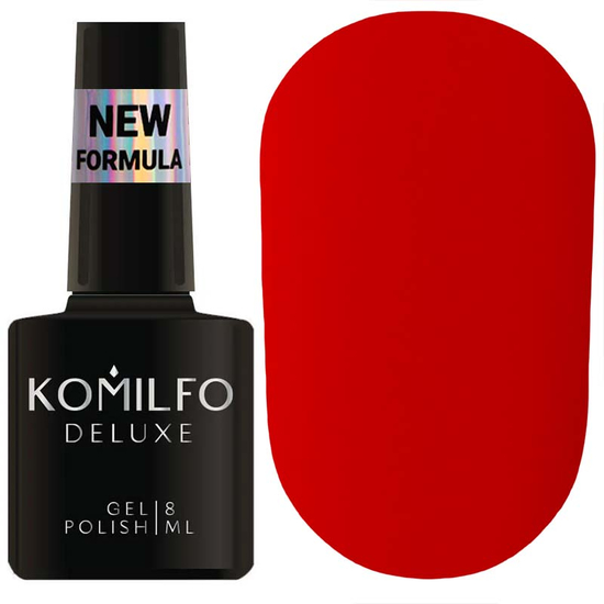 Komilfo No Wipe Matte Top NEW FORMULA - матовий топ для гель-лаку без липкого шару, 8 мл, Об`єм: 8 мл
2