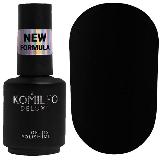 Komilfo No Wipe Matte Top NEW FORMULA - матовий топ для гель-лаку без липкого шару, 15 мл, Об`єм: 15 мл2