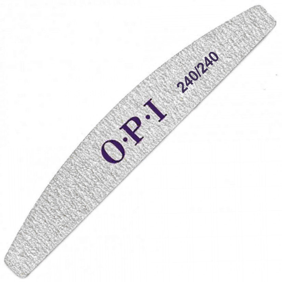 Пилка OPI 240/240, бумеранг, Абразивность: 240/240