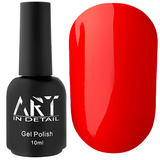 Гель-лак ART Neon N003 (красно-оранжевый, неоновый), 10 мл, Объем: 10 мл, Цвет: 003