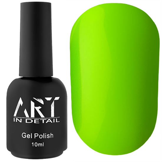 Гель-лак ART Neon N007 (лаймовий, неоновий), 10 мл, Об`єм: 10 мл, Колір: 007