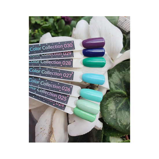 Гель-лак Kira Nails №028 (зелений, емаль), 6 мл3