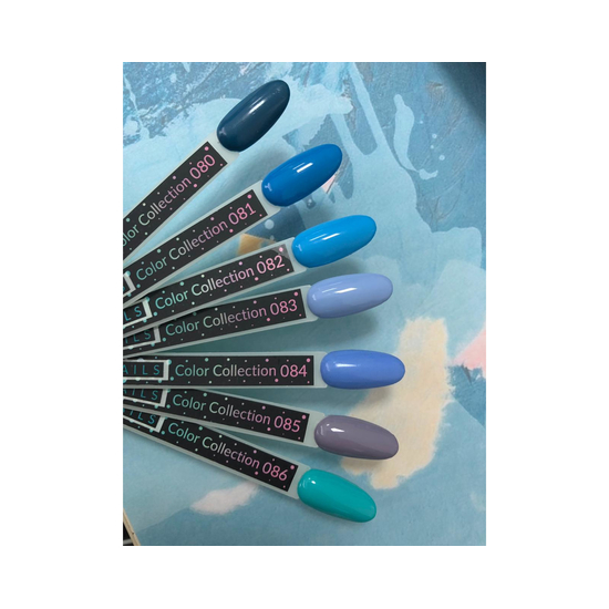 Гель-лак Kira Nails №083 (блідо-волошковий, емаль), 6 мл4