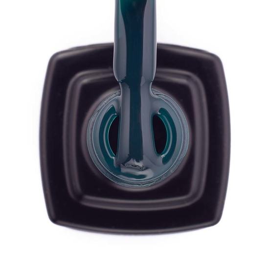 Гель-лак Kira Nails №128 (темно-зелений, емаль), 6 мл2