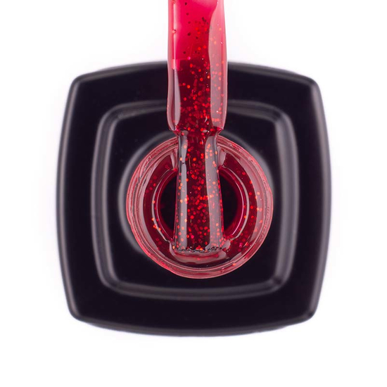 Гель-лак Kira Nails №095 (насыщенный красный с микроблеском), 6 мл2