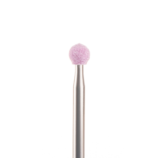 Фреза корундова "Шарик" - диаметр 4 мм, 45-12 розовая