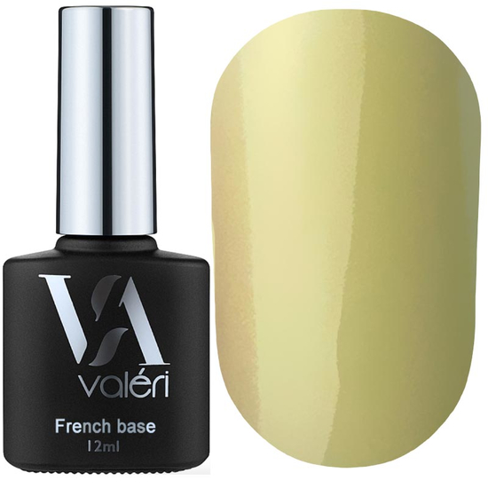 Valeri French base №032 (банановий жовтий), 12 мл, Об`єм: 12 мл, Все варианты для вариаций: 032