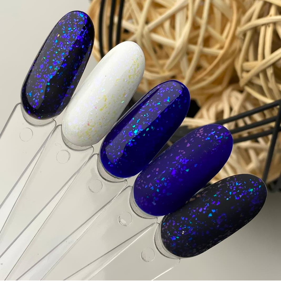 ART No Wipe Chameleon Top 001 - топ без липкого слоя с хлопьями единорог, 10 мл, Цвет: 0013