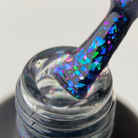 ART No Wipe Chameleon Top 003 - топ без липкого слоя с хлопьями единорог, 10 мл, Цвет: 0032