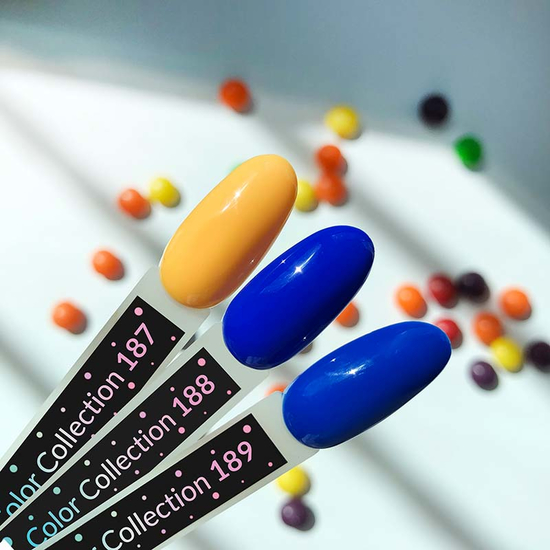 Гель-лак Kira Nails №189 (электрический синий, эмаль), 6 мл3