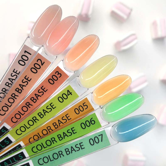 Kira Nails Color Base 001 (розовый нюд), 6 мл, Цвет: 0013