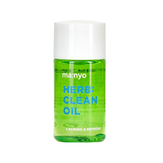 Миниатюра масла гидрофильного на основе комплекса трав Manyo Herb: Clean Oil 20 мл, Объем: 25 мл
