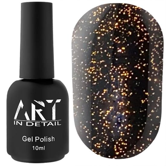 ART Flash Top Gold - золотой светоотражающий топ БЕЗ липкого слоя, 10 мл, Цвет: Gold