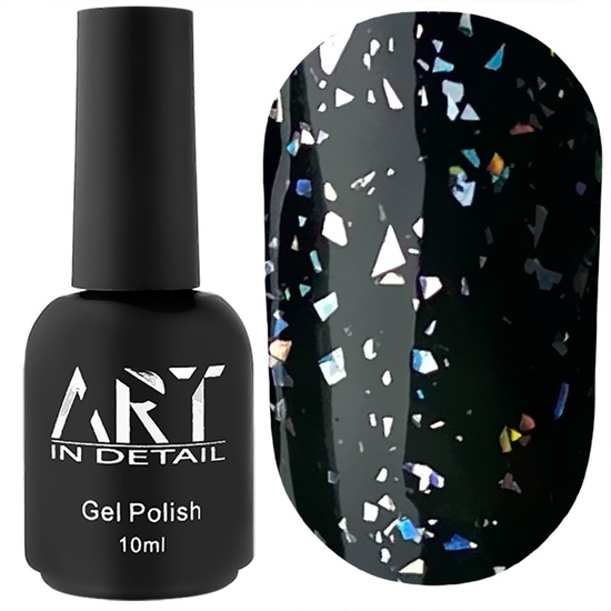 ART Shell Top HOLO — топ для гель-лака с голлограмными хлопьями, 10 мл, Цвет: Holo
